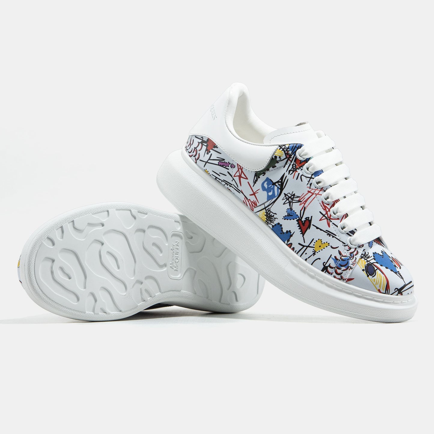 Alexander McQueen Custom White Grey