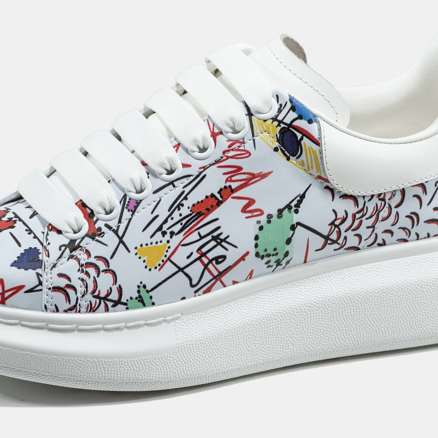 Alexander McQueen Custom White Grey