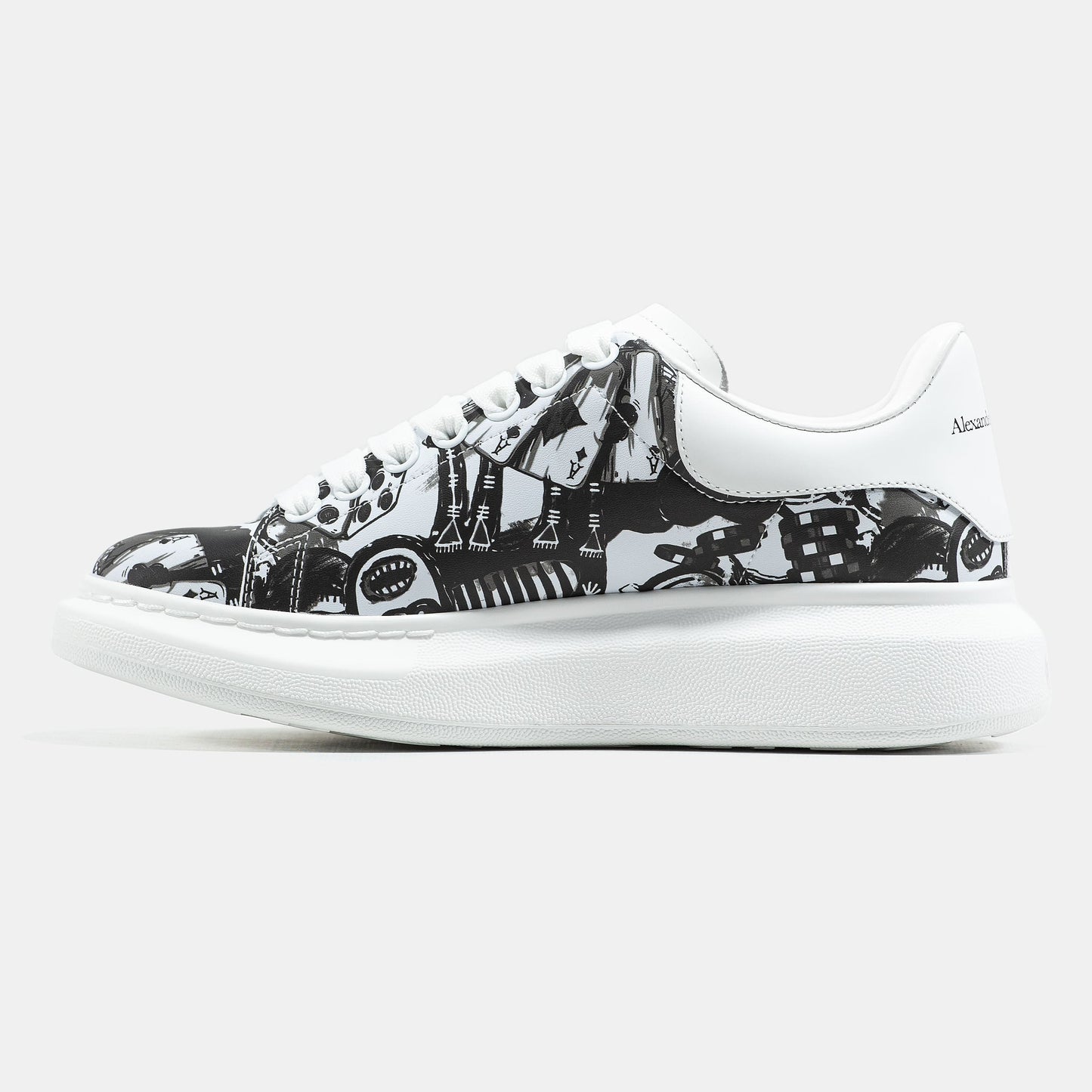 Alexander McQueen Custom Black White