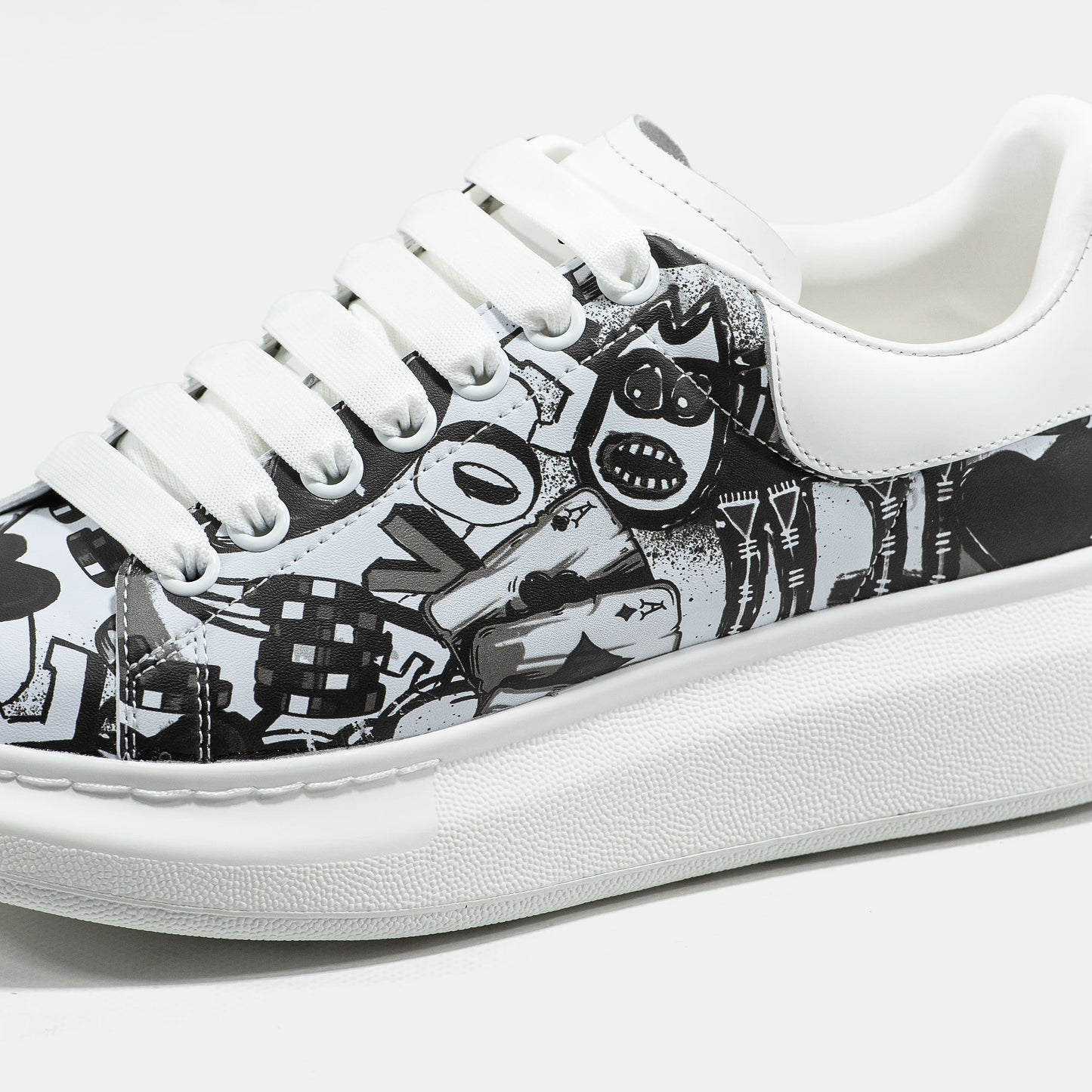 Alexander McQueen Custom Black White