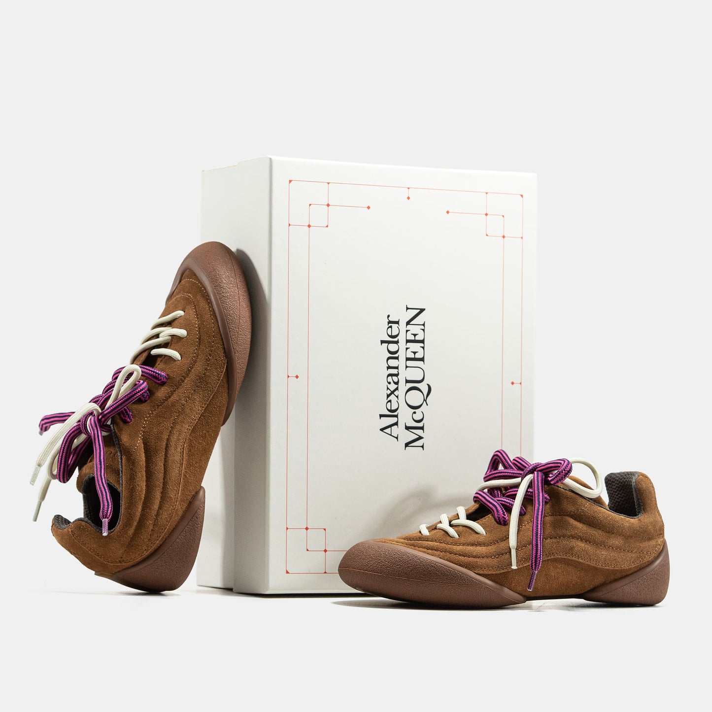 Alexander McQueen Brown Suede