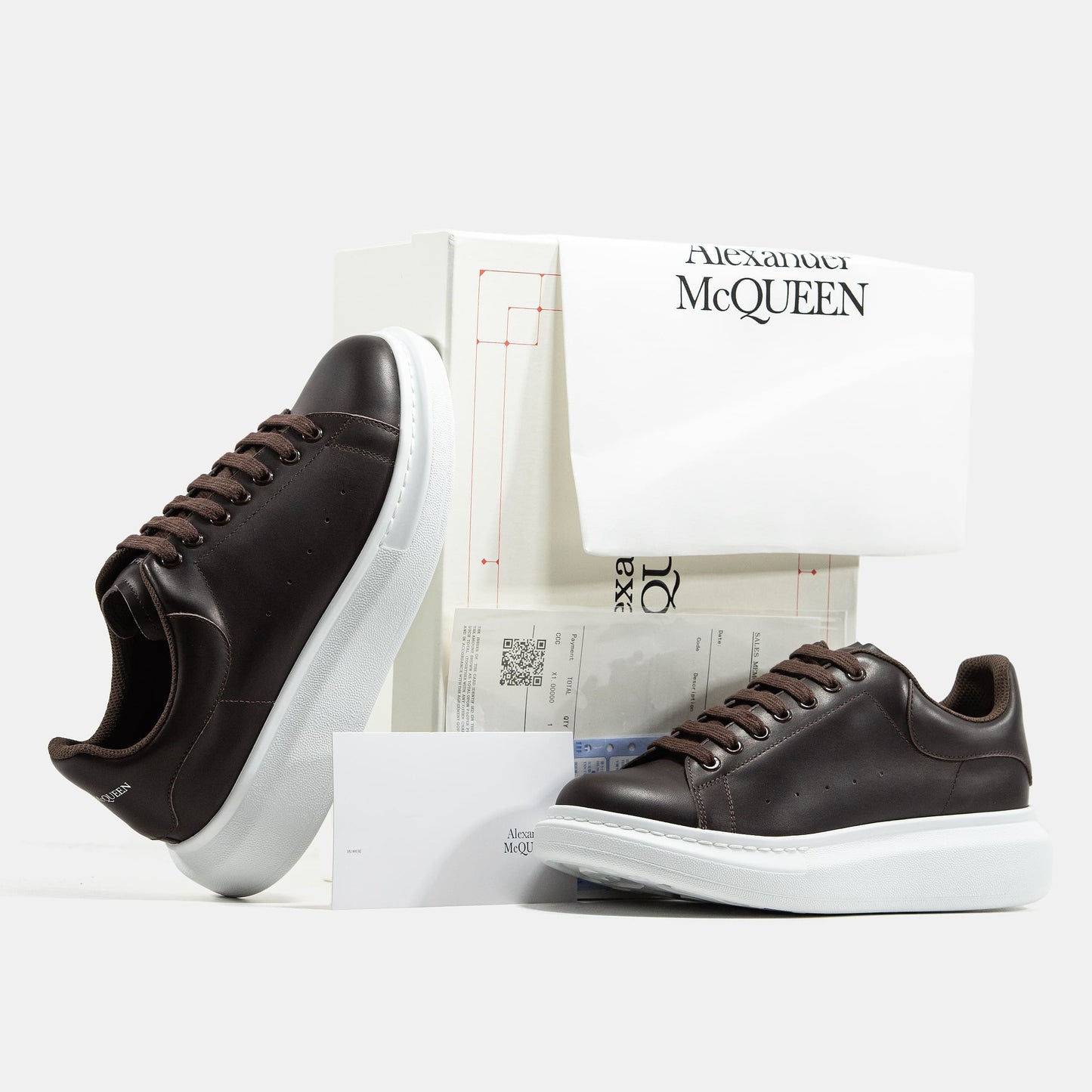 Alexander McQueen Brown Leather