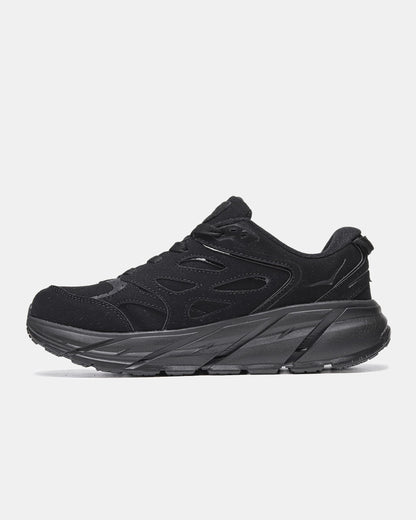 Hoka One One Clifton L Suede Triple Black