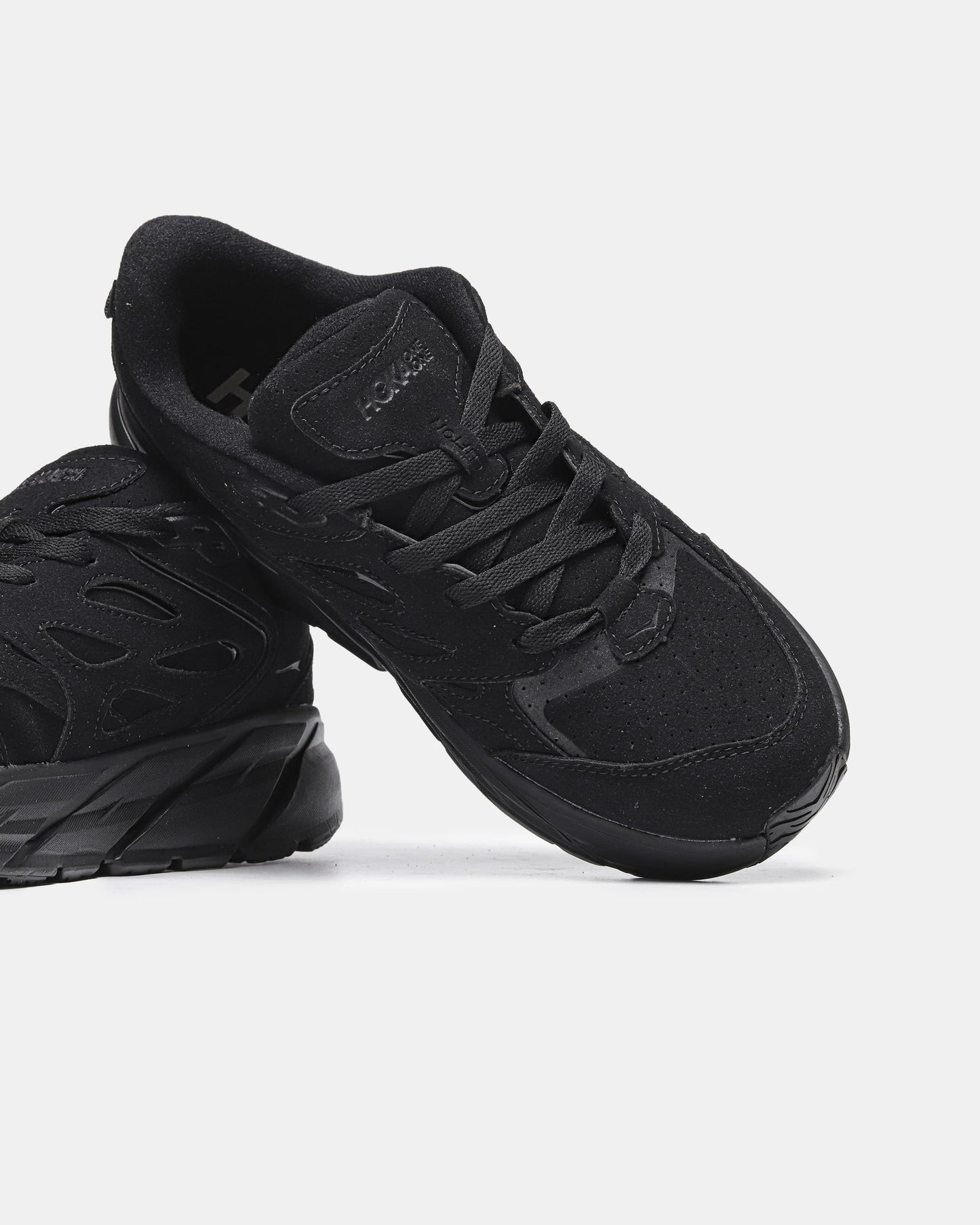 Hoka One One Clifton L Suede Triple Black