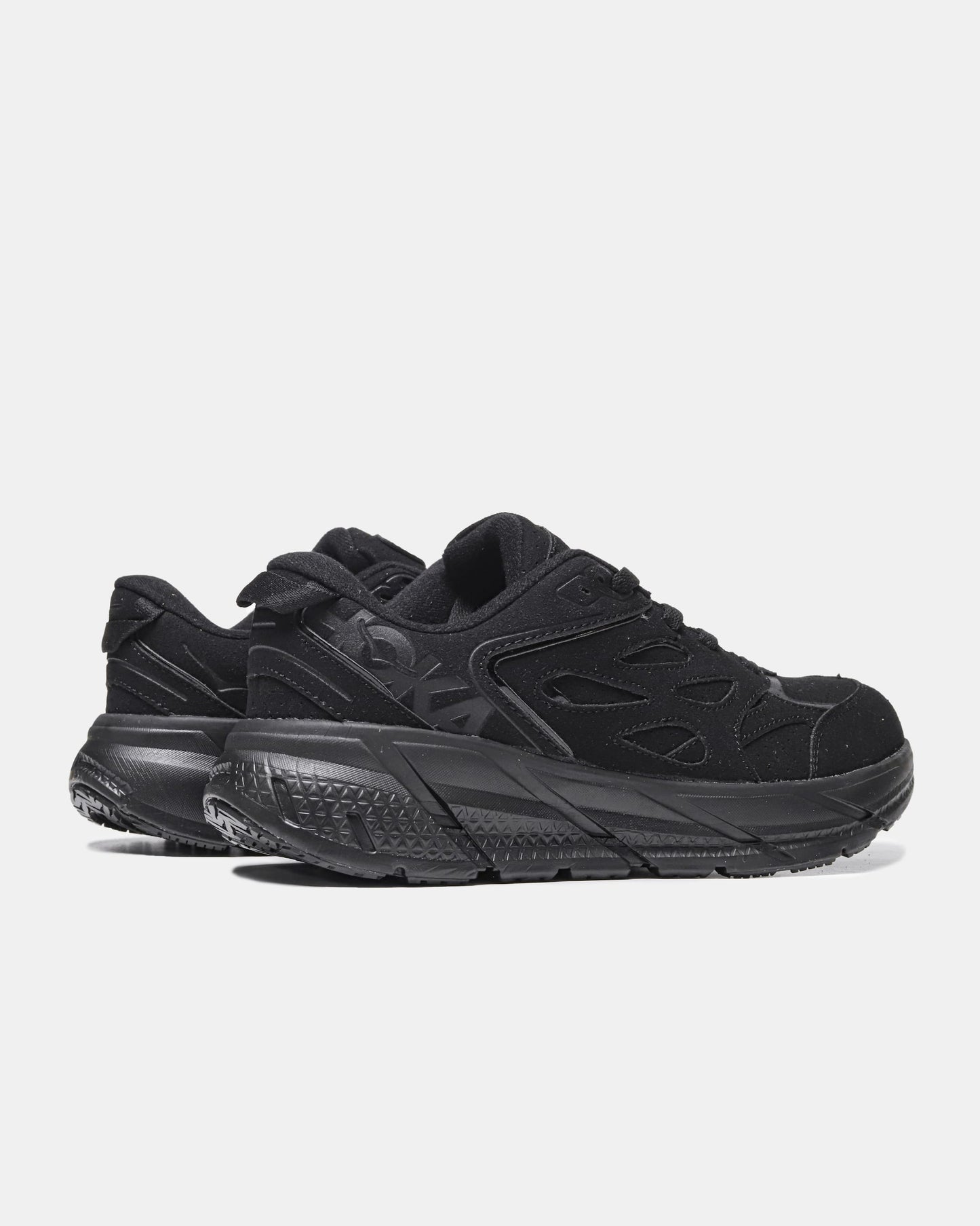 Hoka One One Clifton L Suede Triple Black