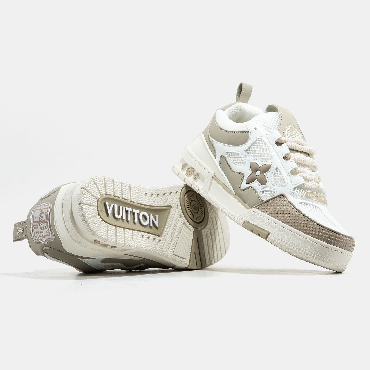 Louis Vuitton Skate Sneaker Beige White