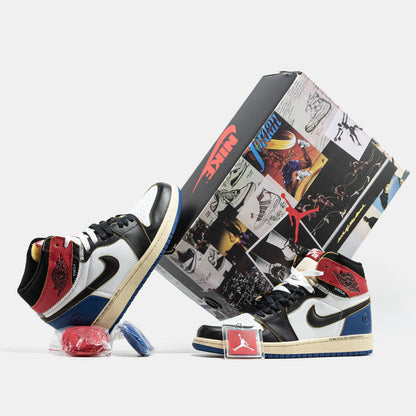 Nike Air Jordan 1 High x Union L.A Black White Red