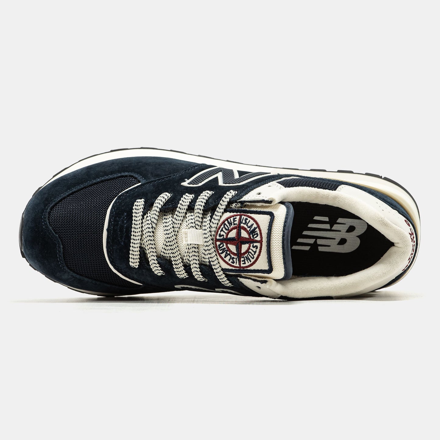 New Balance 574 x Stone Island Black White