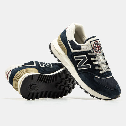 New Balance 574 x Stone Island Black White