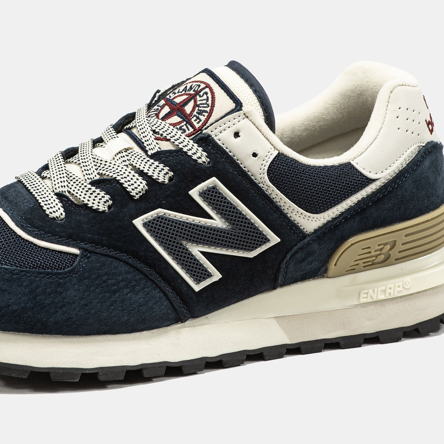 New Balance 574 x Stone Island Black White