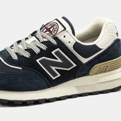 New Balance 574 x Stone Island Black White