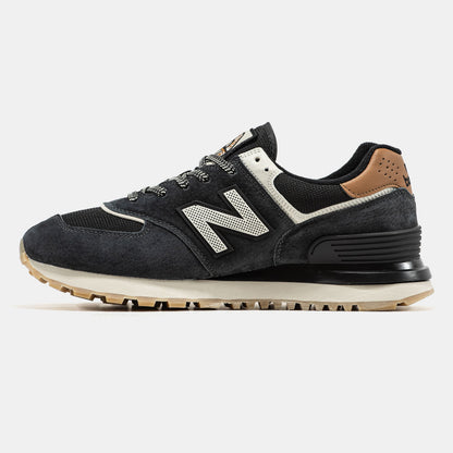New Balance 574 x Stone Island Black Brown