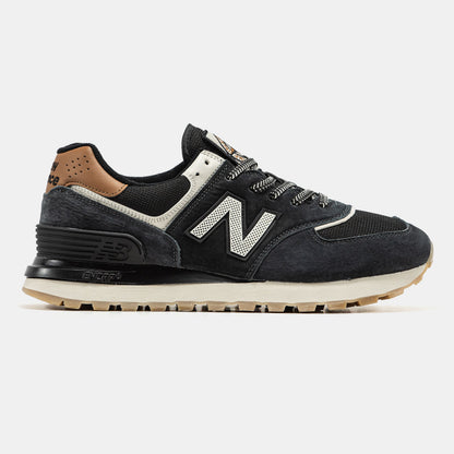 New Balance 574 x Stone Island Black Brown