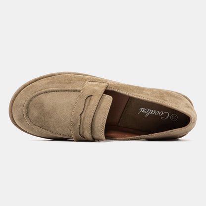 No Brand Loafers Sand Suede 2985
