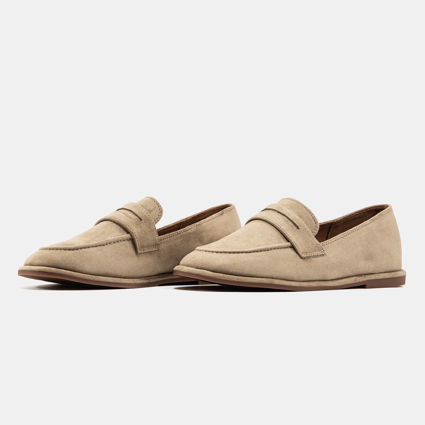 No Brand Loafers Sand Suede 2985