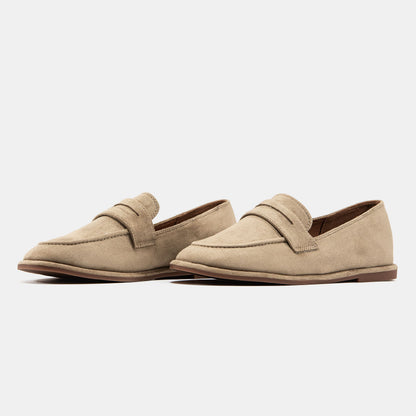 No Brand Loafers Sand Suede 2985