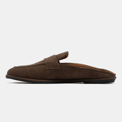 No Brand Sandals Brown Suede 2986