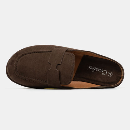 No Brand Sandals Brown Suede 2986
