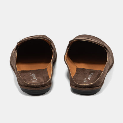 No Brand Sandals Brown Suede 2986