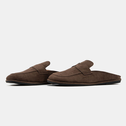 No Brand Sandals Brown Suede 2986