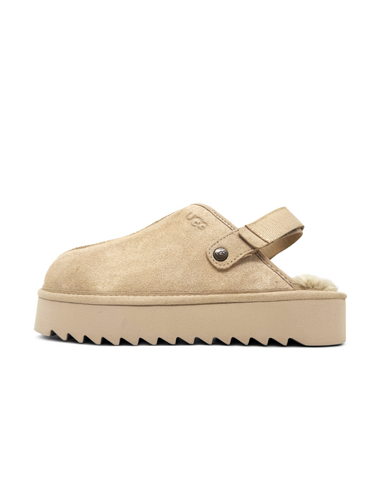 Ugg Lanah Clog Platform Beige