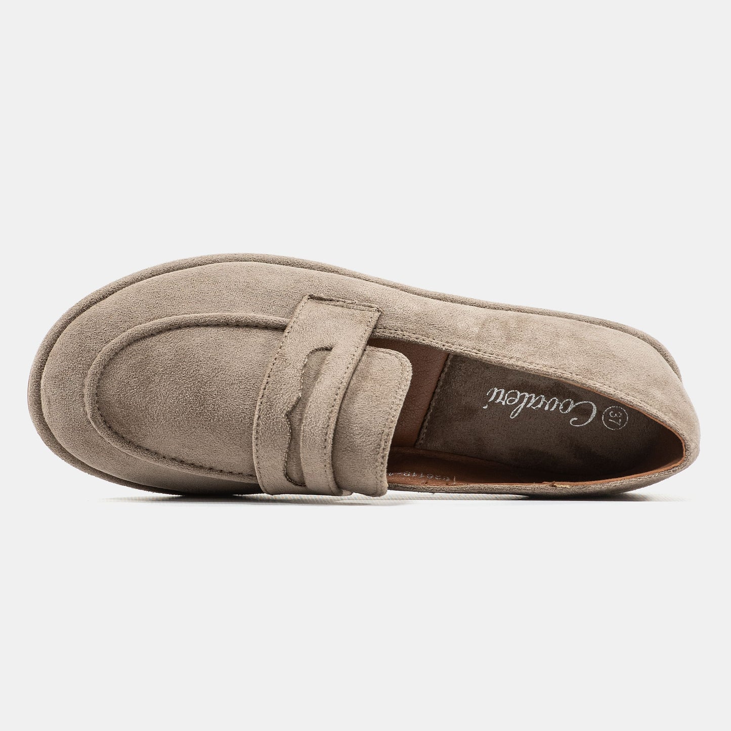 No Brand Loafers Beige Suede 2984