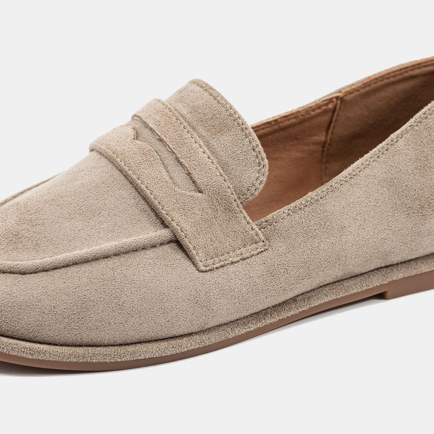 No Brand Loafers Beige Suede 2984