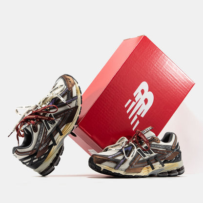 New Balance 1906A Grey Burgundy Extreme Laces