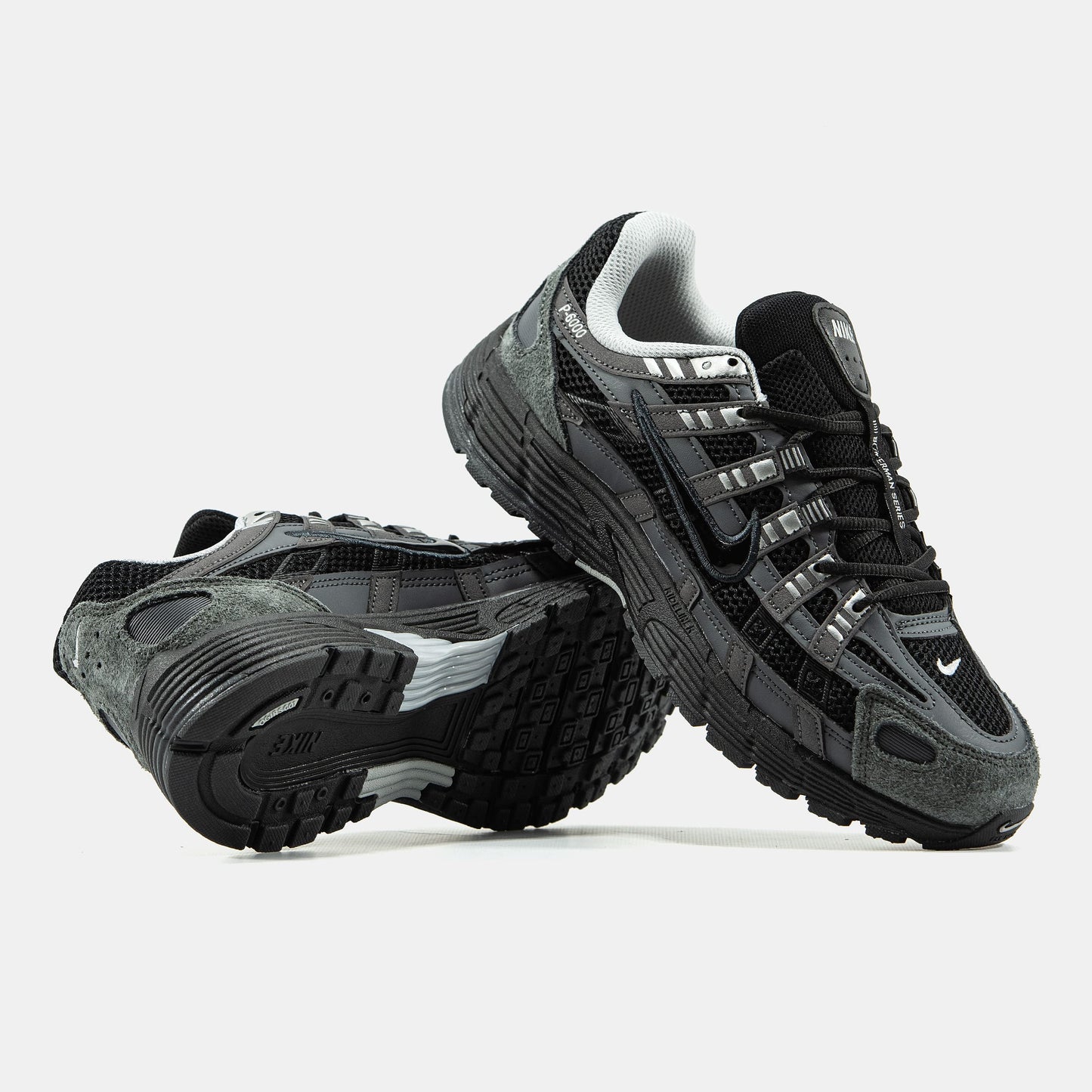 Nike P-6000 Grey Leather Black