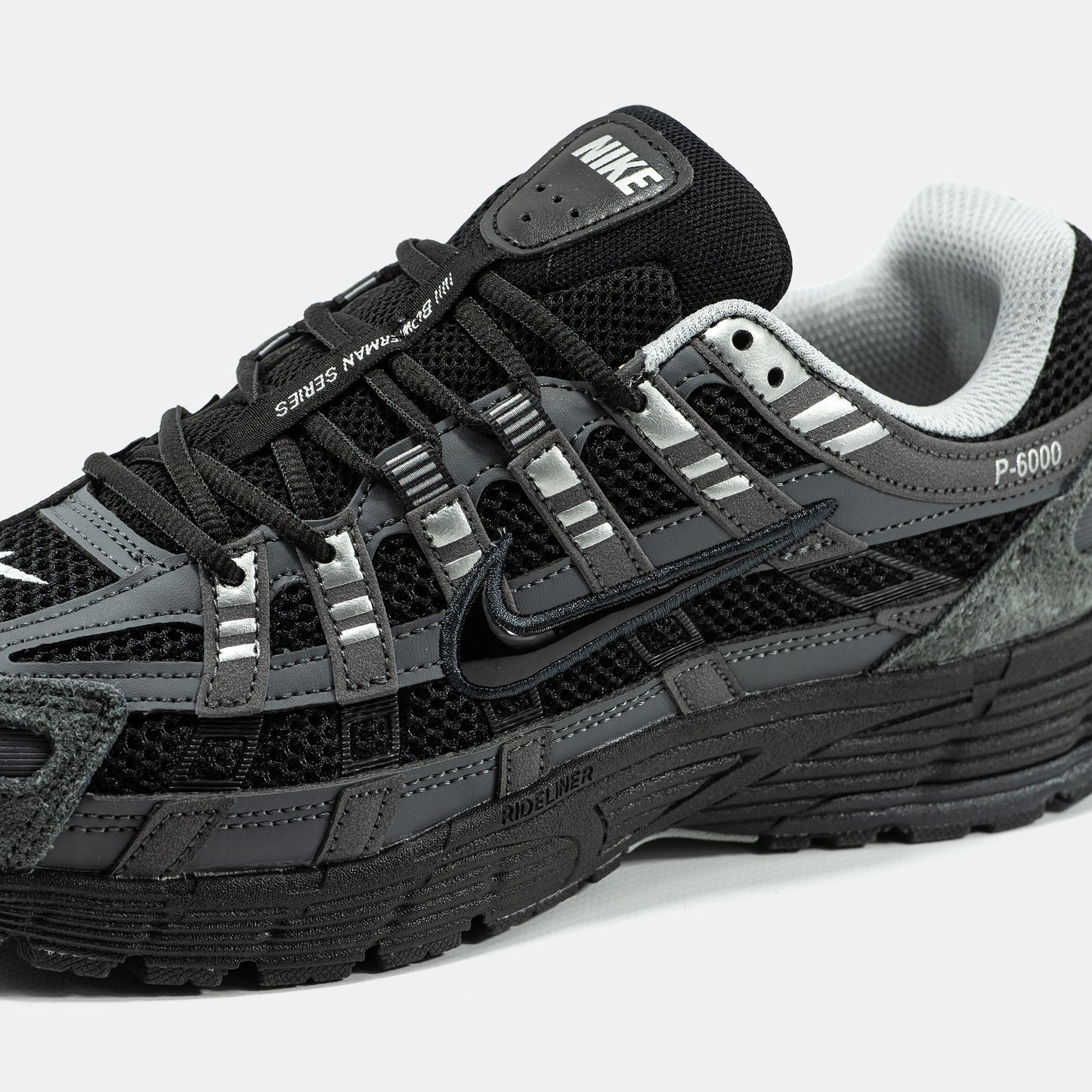 Nike P-6000 Grey Leather Black