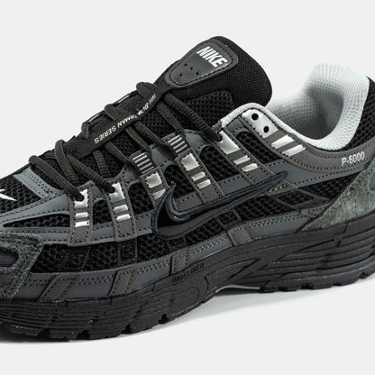 Nike P-6000 Grey Leather Black