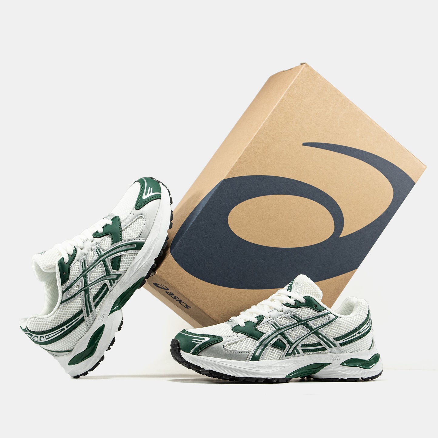 Asics Gel-1130 White Leather Green