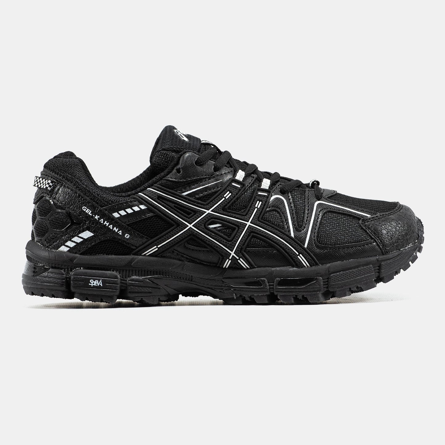 Asics Gel-Kahana 8 Black White Lines