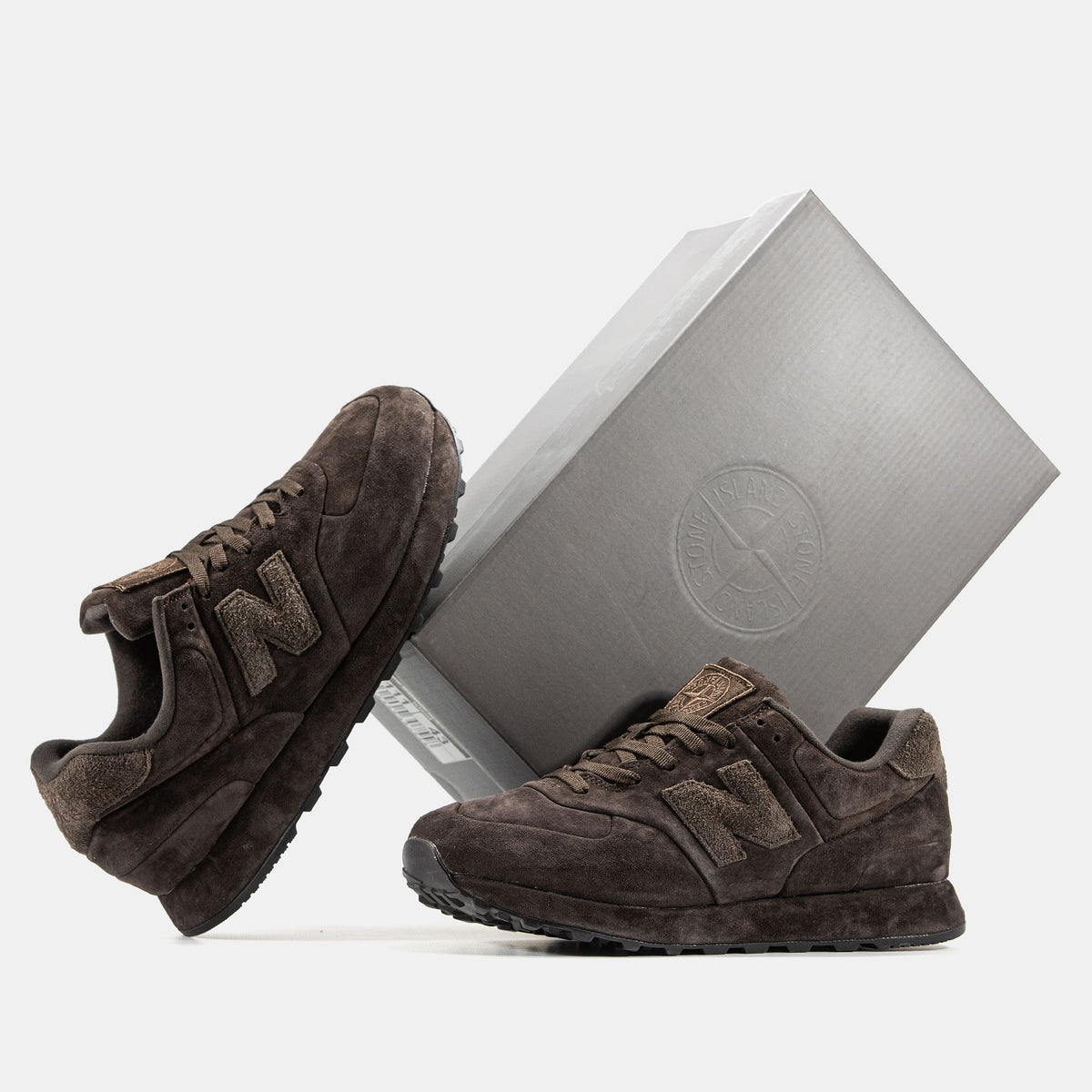 New Balance 574 x Stone Island Brown