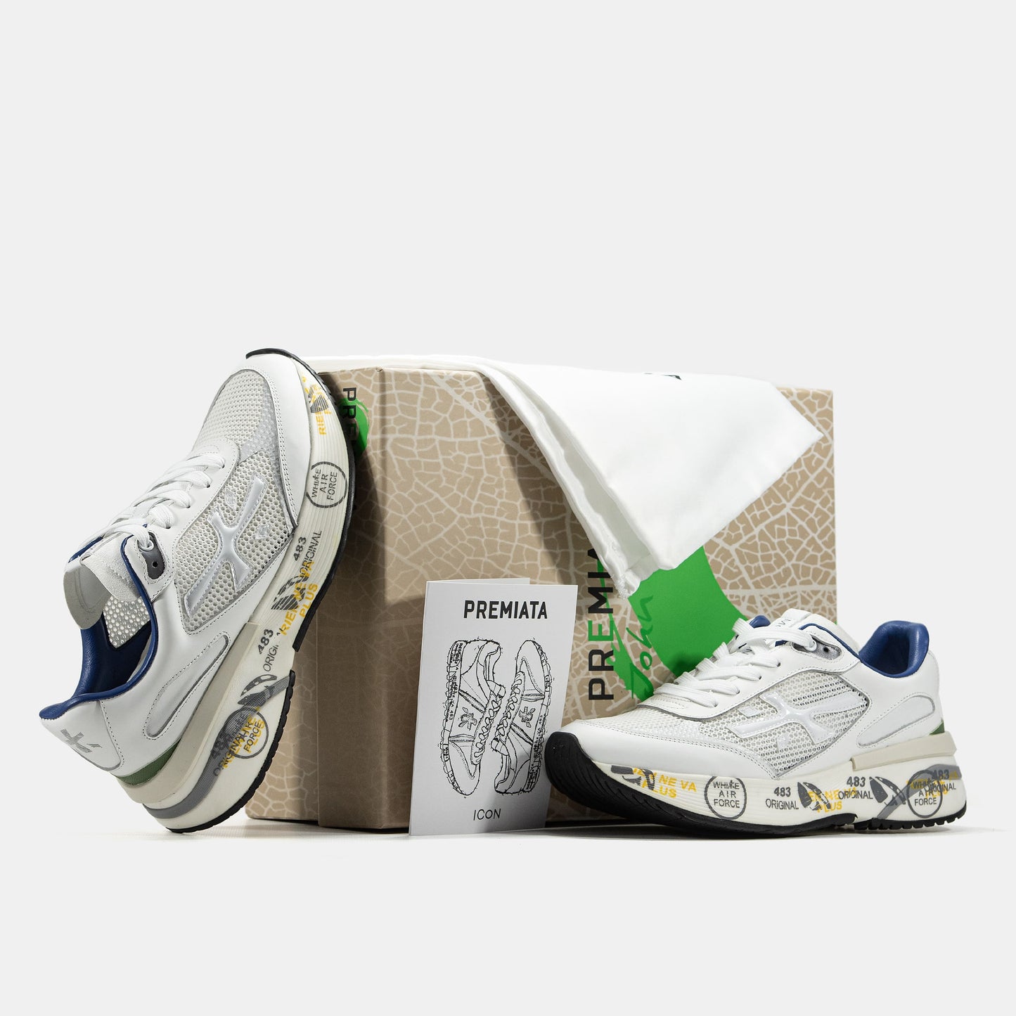 Premiata Moerun White Blue