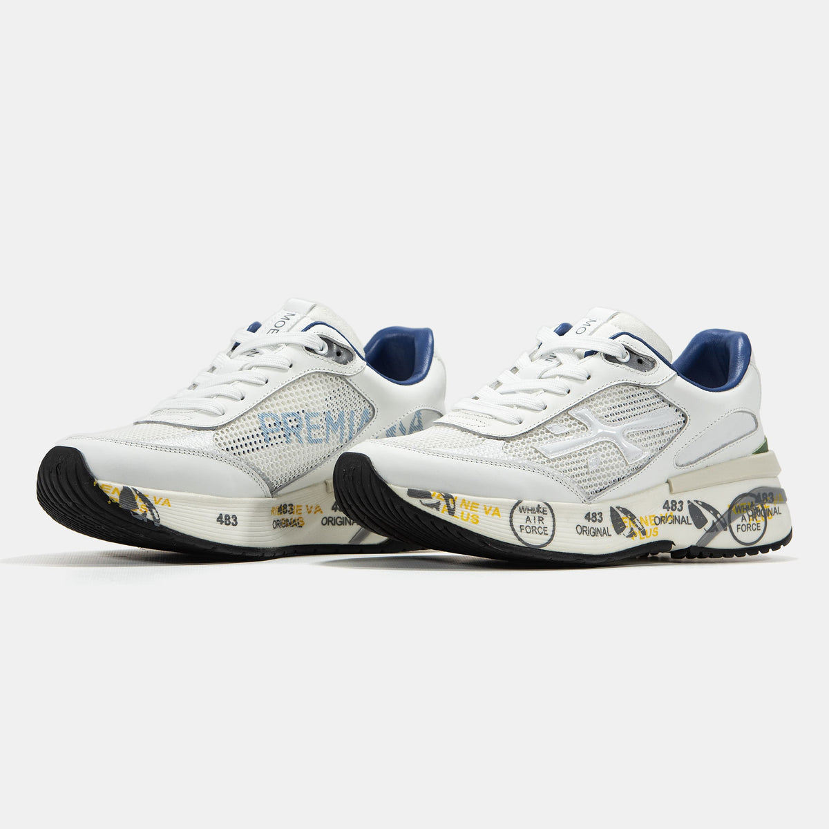 Premiata Moerun White Blue