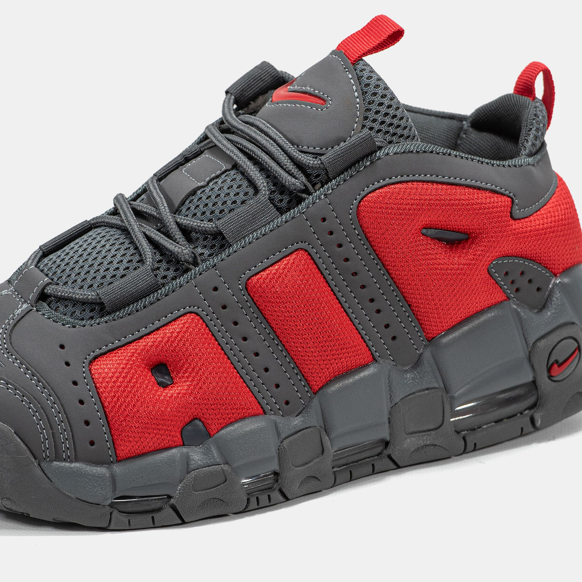 Nike Air More Uptempo Grey Red