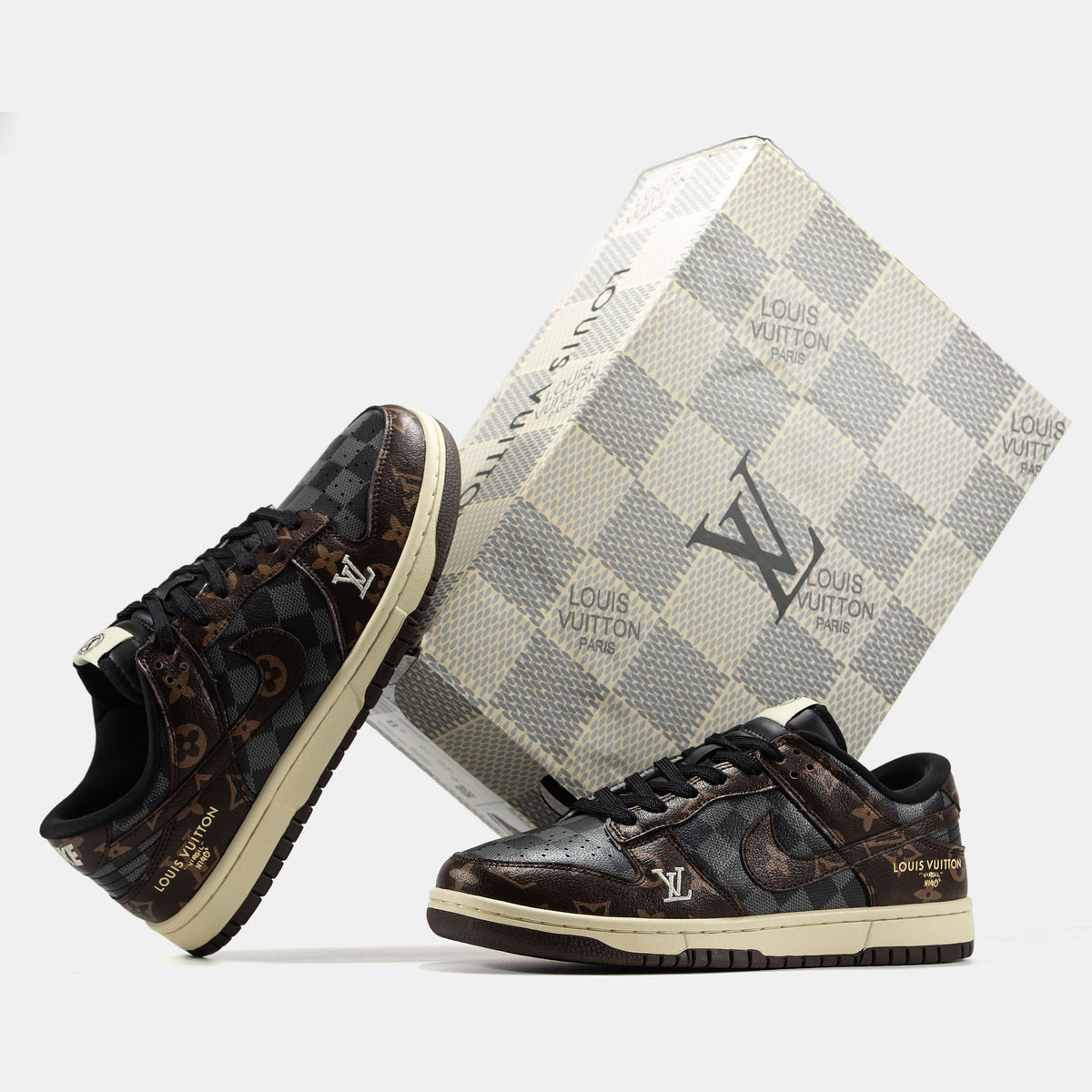 Nike SB Dunk Low x Louis Vuitton Brown Grey