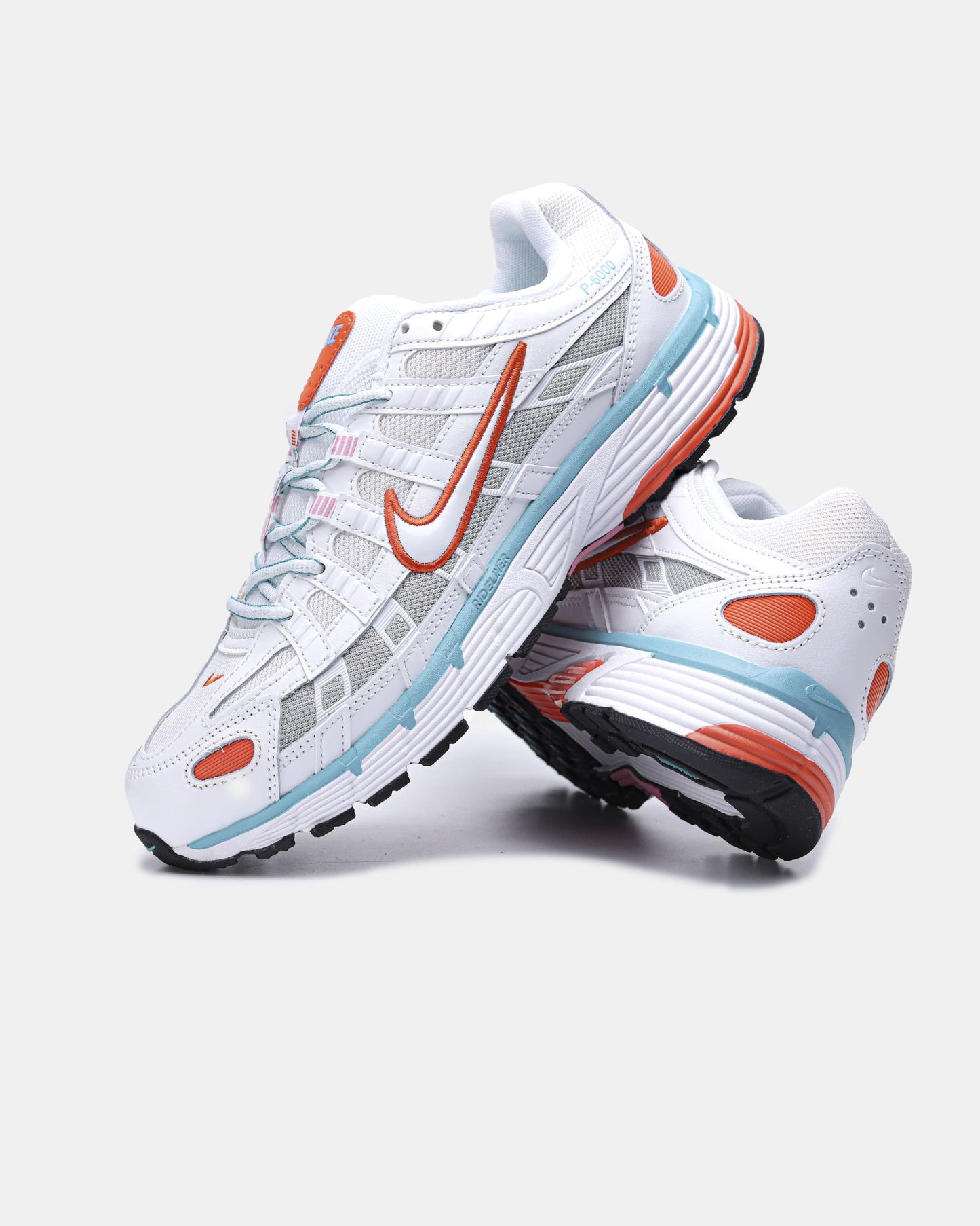 Nike P-6000 White Aqua