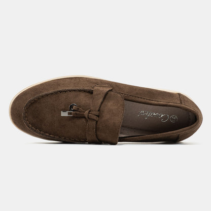 No Brand Loafers Brown Suede 2982