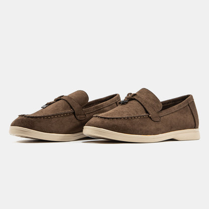 No Brand Loafers Brown Suede 2982