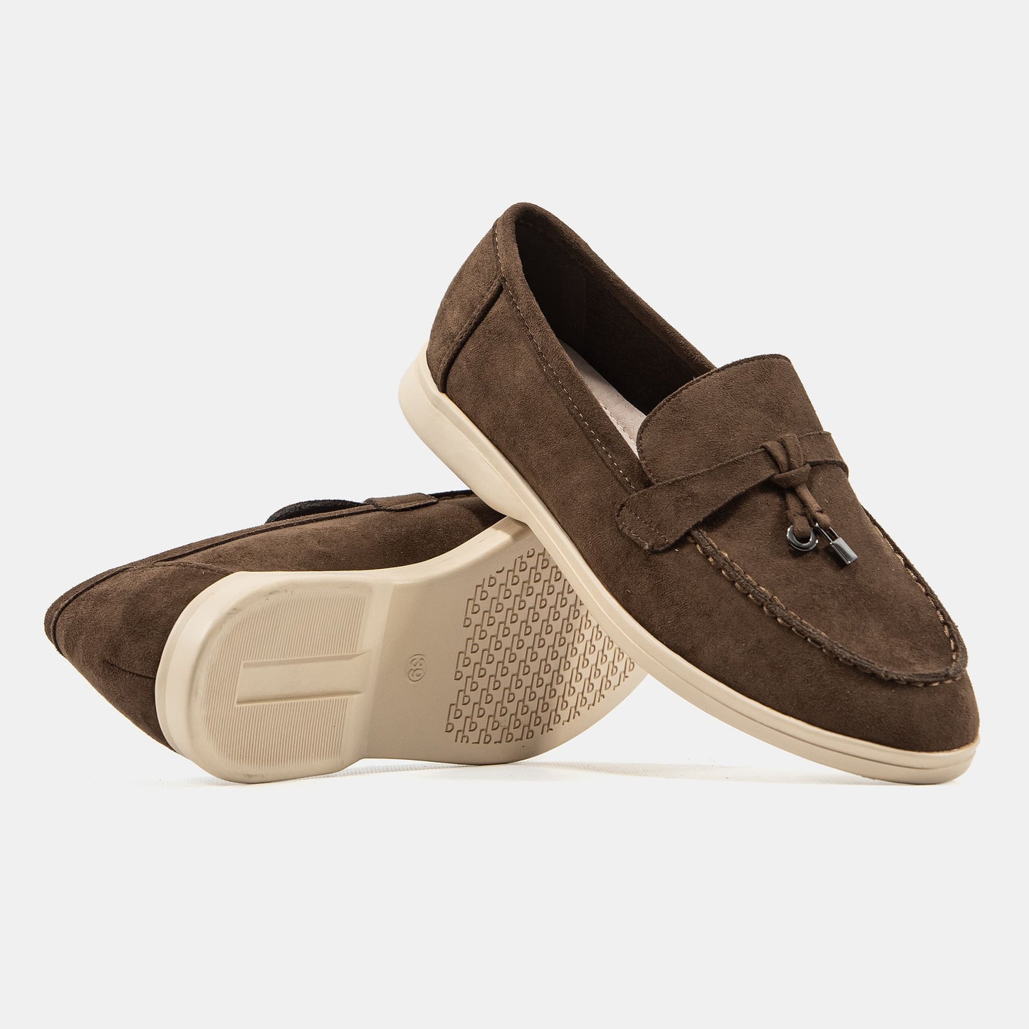 No Brand Loafers Brown Suede 2982