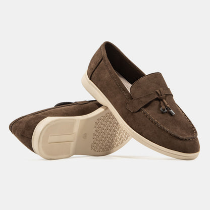 No Brand Loafers Brown Suede 2982