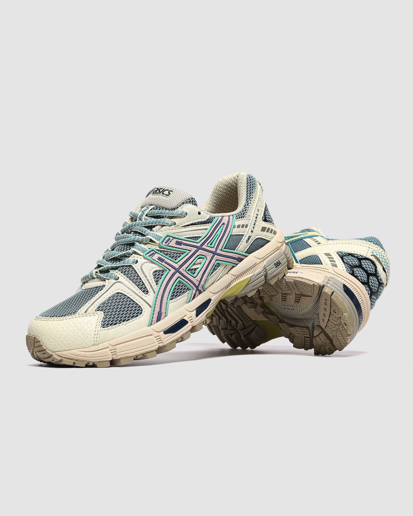 Asics Gel-Kahana 8 Khaki Blue Marathon Running