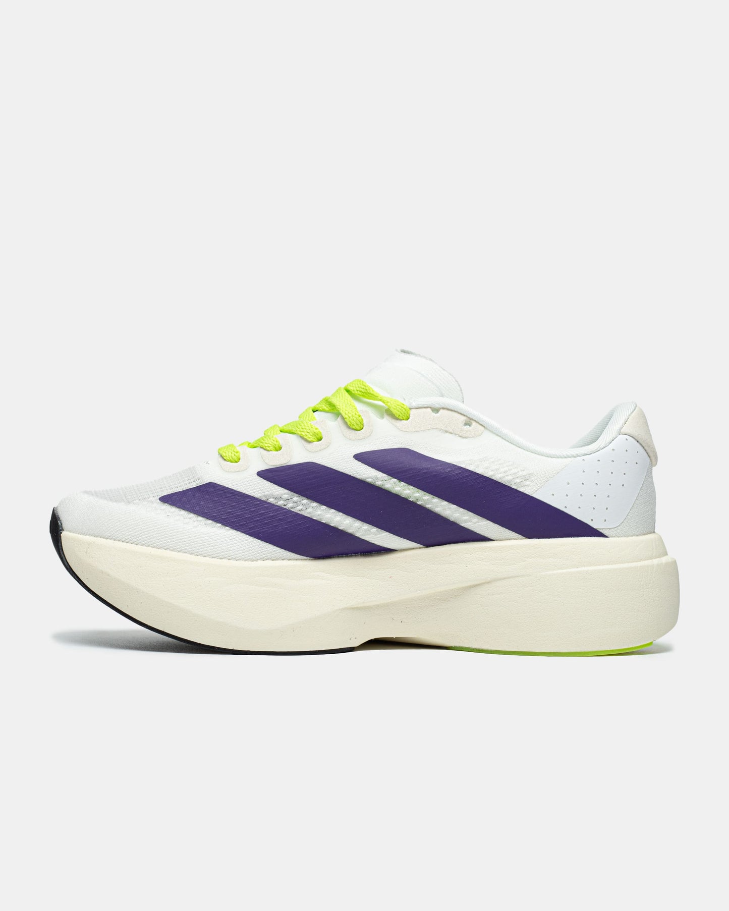 Adidas Adizero Evo SL Cloud White / Collegiate Purple / Lime Bur