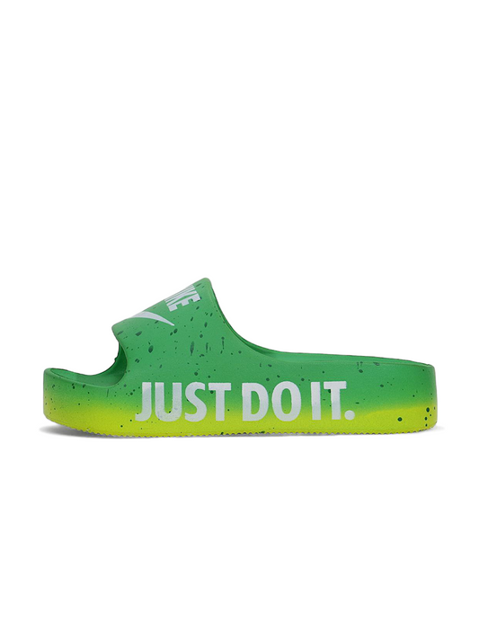 Nike Slides Green Yellow