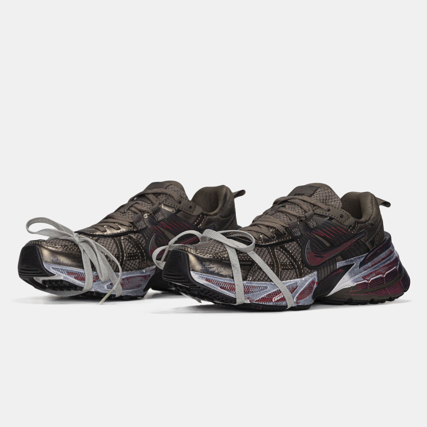 Nike V2K Runtekk Mink Brown Custom