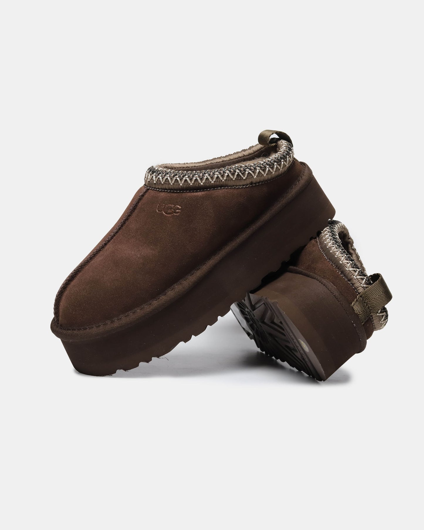 UGG Tasman Platform Brown White