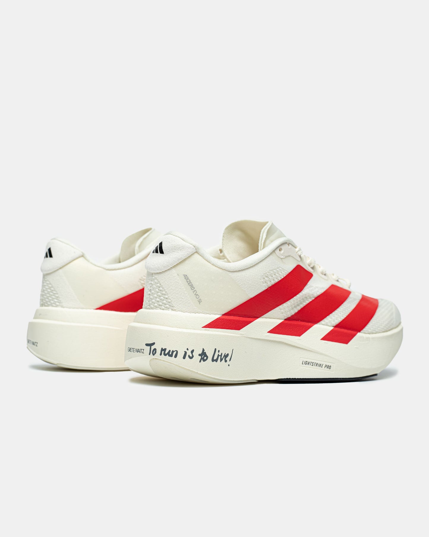 Adidas Adizero Evo SL Beige Red