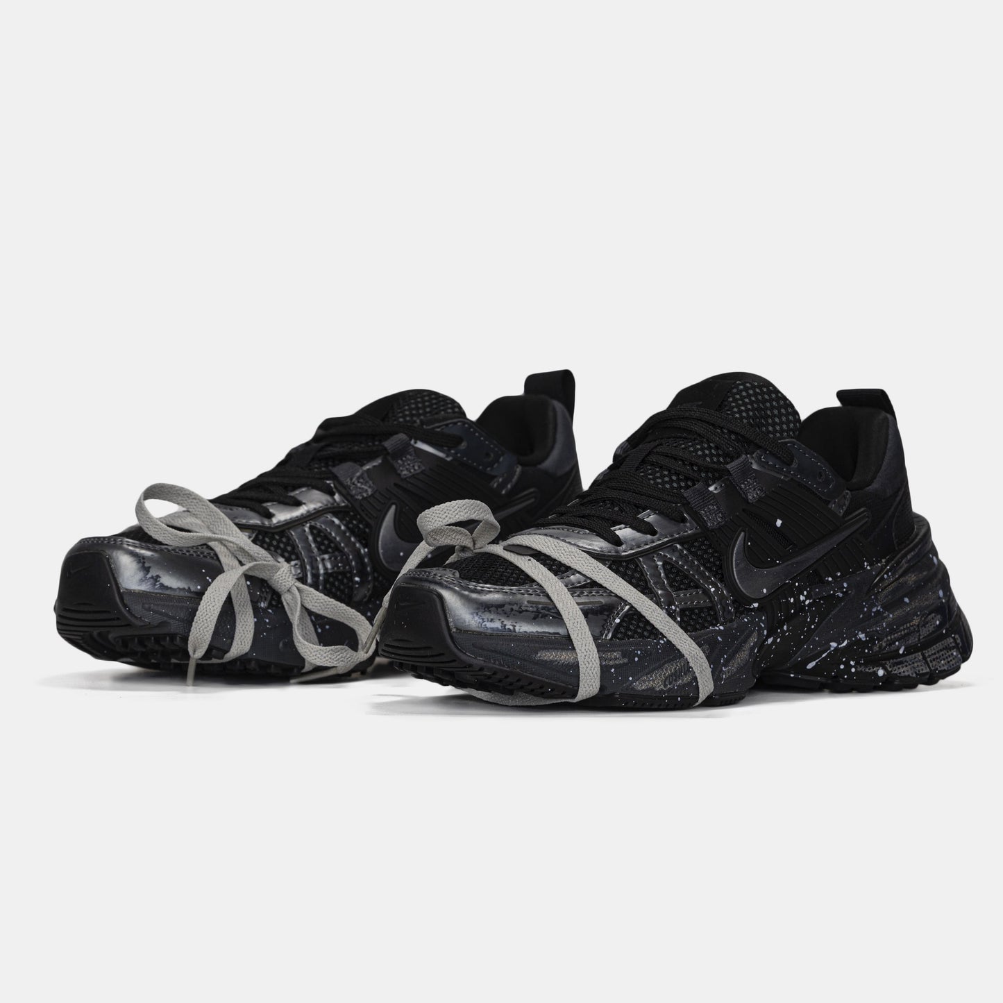 Nike Runntek V2K Black Silver Custom 2.0